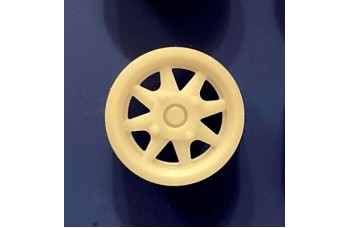 Wheels – 13" 8 spoke ( 4 pcs - 3D print ) for Škoda 130L / 130LR 1/18